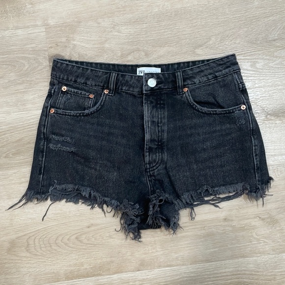 Zara Denim Shorts 6 - Picture 1 of 4